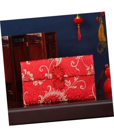 DIKACA 2pcs Fabric Red Envelope Bag Chinese Jewelry Pouch Festive Red Envelopes Zodiac Hong Bao Zodiac Red Chinese Red Pocket Money Chinese Money Envelope Red Gifts China New Year Brocade - Buy Online on GoSupps.com