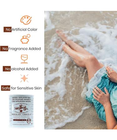 Sharonelle Soft Wax All Purpose Hair Removal Natural Depilatory Canned Wax for Sensitive Skin Canada-Made Melting Wax in Black color Canned Package (24PC Chocolate) 500 ml (Pack of 24) Chocolate - Buy Online on GoSupps.com