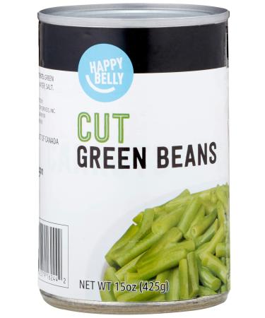 Amazon Brand - Happy Belly Cut Green Beans, 15 Ounce - Buy Online on GoSupps.com