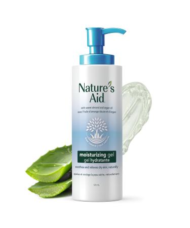 Nature's Aid Moisturizing Skin Gel: After Sun Care Aloe Vera Gel Extract. Cooling Hydrating Absorbs Quickly - Sunburn Relief. True Natural Skin Therapy with A Boost of Hydration. Multipurpose Skincare (125ml)
