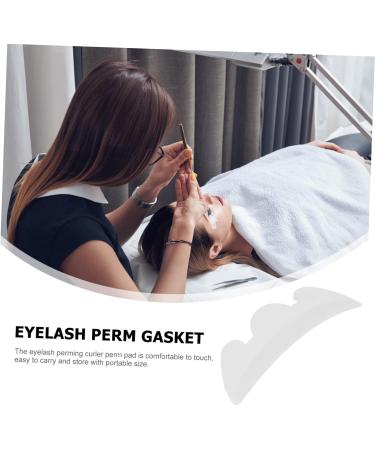 Ipetboom Silicone Eyelash Perming Curler Pads 5 Pairs Silicone Gasket Lash Tool Eye Patch Eyelash White Silica Gel Eyelash Perm Gasket - Buy Online on GoSupps.com