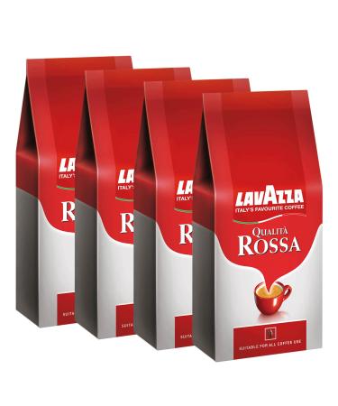 Lavazza 4x Lavazza Caf Grain Qualita Rossa - 1kg