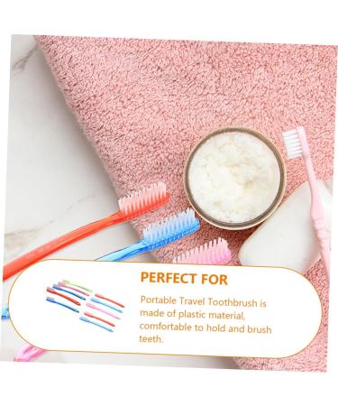 Partykindom 10-Set Adult Teeth Whitening Brushes - Interfering Gum Care Manual Toothbrushes for Optimal Oral Hygiene - Buy Online on GoSupps.com