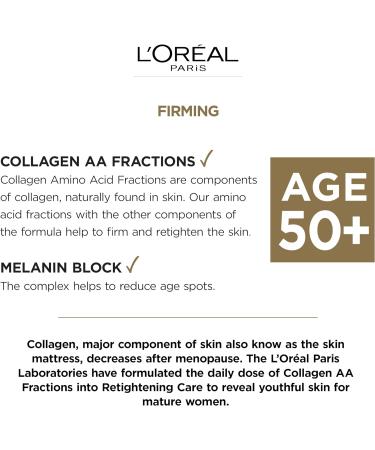 L'Oreal Paris Age Perfect Collagen Expert Night Cream 50ml - Anti-Sagging & Age Spot Treatment - Buy Online on GoSupps.com
