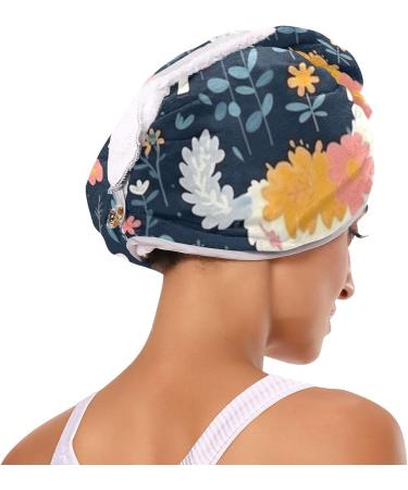 Tropical Llamas Hair Towel 2 Pack | Super Absorbent Quick Dry Hair Turbans for Women & Girls - Buy Online on GoSupps.com