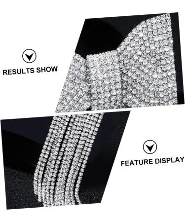 FOMIYES Bridal Tassel Hair Clip Wedding Rhinestone Bow Barrette Rhinestone Hair Bow Crystal Bowknot Clip Bridal Hair Bow Girl Hair Bows Bow for Hair Bridesmaid Luxurious Button Rhinestones - Buy Online on GoSupps.com