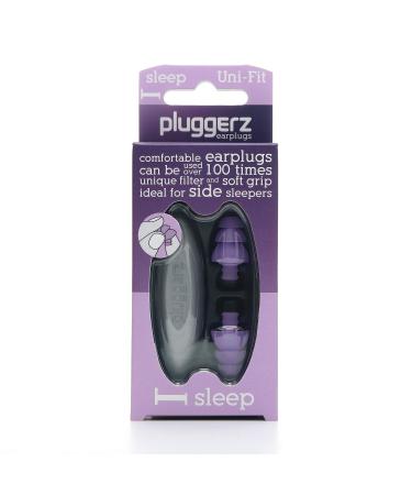 Pluggerz Uni-Fit hearing protection earplugs for restful sleep
