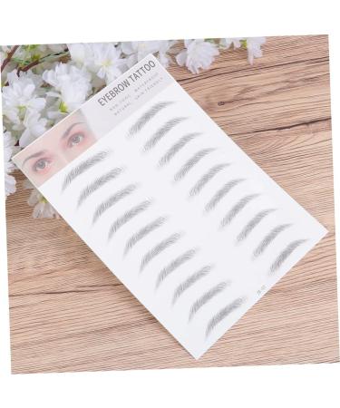 FRCOLOR 2pcs 3d Eyebrow Stickers Eye Brow Shaping Kit Stick-on Eyebrow Makeup Tools Artificial Man - Buy Online on GoSupps.com