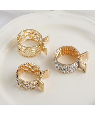 FRDTLUTHW Medium Hair Claw Clips - 1.4 Inch Metal Hair Clips for High Ponytail - 3 Pack Gold Color Hair Clips for Thick Long Hair - Buy Online on GoSupps.com