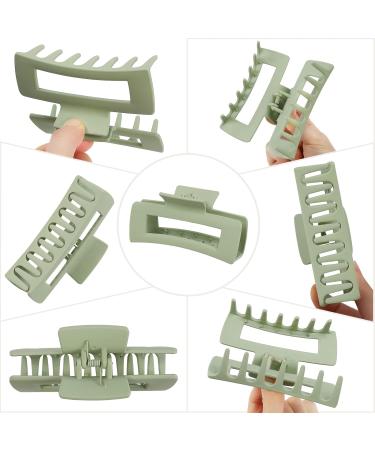 16 Pack Large & Small Hair Claw Clips for Women - Rectangle Hair Barrettes for Thick & Thin Hair - Buy Online on GoSupps.com