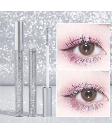 Women Mascara Makeup Mascara Volumizing Smudge-Preuve Glitter Finish Waterproof Formula Long Lasting Quick Dry Multiplying Eyelashes for Lifting Curling - Buy Online on GoSupps.com