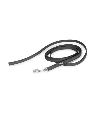 IDC Color & Gray rubberized leash 14 mm x 2 m without loop black-gray Black-gray 14 mm x 2 m (without loop)