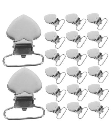 Minkissy 90 STK Peach Heart Ceiling Clip Pacifier Clips | Heart-Shaped Teething Braces | 3-Pack of Stylish Clips for Babies - Buy Online on GoSupps.com