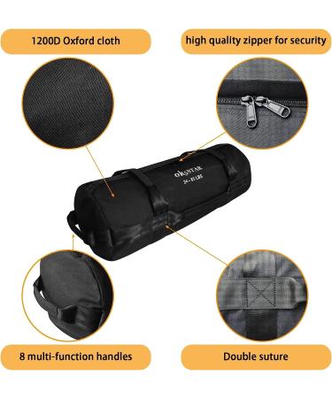 OK5STAR Heavy Duty Adjustable Sandbags for Fitness - 24-85LBS Weighted Workout Bag for Strength Training and Conditioning - Home Gym Equipment with 8 Handles - Buy Online on GoSupps.com