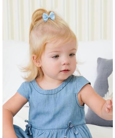 40pcs Mini Hair Clips for Girls - 1.8 Grosgrain Ribbon Hair Accessories for Kids Toddlers & Infants - International Shipping - Buy Online on GoSupps.com