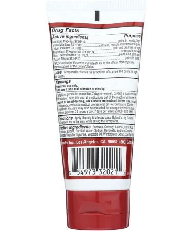 Hyland's Leg Cramps Ointment 2.5 oz - Fast-Acting Relief for Muscle Cramps - Buy Online on GoSupps.com