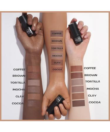 FOCALLURE Cream Contour Stick Matte Bronzer Stick - Professional Face Contouring Makeup in TORTILLA #09 - Buy Online on GoSupps.com