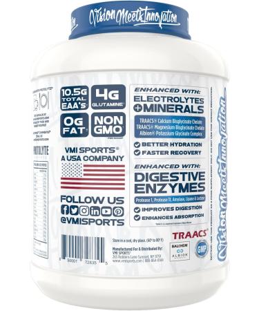 VMI Sports ProtoLyte Whey Isolate Protein Powder | Low Calorie Non-GMO Protein for Weight Loss & Muscle Gain | 4.6 lbs Marshmallow Charms - Buy Online on GoSupps.com