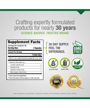 Bell Curcumin Supplements Curcumin 2000X - Unique Blend with Turmeric, Black Pepper, Vitamin E, Hawthorn- Help Support Digestion, Inflammation, Cardiovascular Health & Peripheral -90 Units Curcumin 2000X (Pack of 1) - Buy Online on GoSupps.com