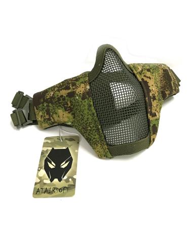 ATAIRSOFT Adjustable Military Tactical Protective Mesh Half Face Mask PG