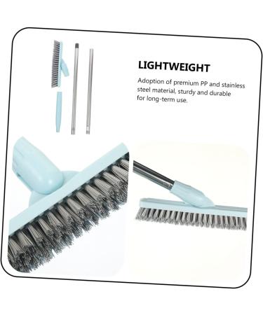 Solust Swivel Joint Cleaner Brush - Efficient Wall & Tile Cleaning Tool | Household Steel Floor Brush - 1 Pack (Blue) - Buy Online on GoSupps.com