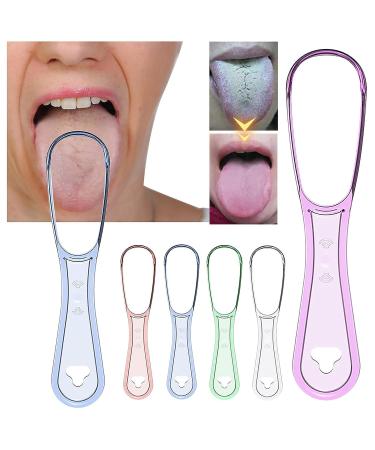 Reusable Food Grade Silicone Tongue Scraper for Adults & Kids - Fight Bad Breath - BPA Free - Clear - Buy Online on GoSupps.com