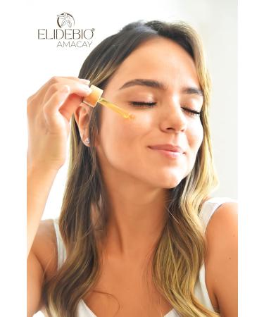 Pure Cacay Oil and Passion Fruit Oil Amacay by Elide Bio | Aceite Facial Anti Edad de Cacay y Maracuya 100% Natural Amacay 0.5oz-15ml 0.5 Ounce - Buy Online on GoSupps.com