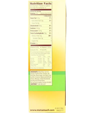 Metamucil Meta Multi-grain Fiber Wafers Apple Crisp 72 Count - Pack of 3 - Buy Online on GoSupps.com