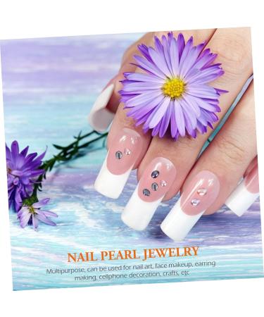 Housoutil 2 Boxes Nail Pearl Jewelry Nail Decorations Nail Jewelry Manicures Ornaments Manicure Pearl Embellishment Manicures Accessories Nail Accessories Charms Nail Supplies Japanese - Buy Online on GoSupps.com