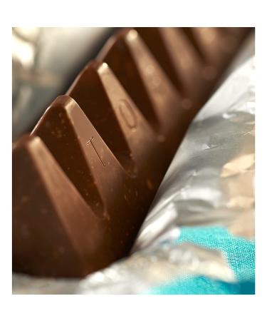 Toblerone Swiss Milk Chocolate with Salted Caramelized Almonds & Honey Almond Nougat - 20 Bars - Buy Online on GoSupps.com