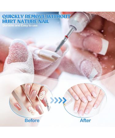 60 Pcs Diamond Nail Drill Bit Set - Electric Cuticle Cleaner & File for Acrylic, Gel Nails - 3/32 Ceramic Nail Drill - Manicure Pedicure Tool for Home Salon - Buy Online on GoSupps.com