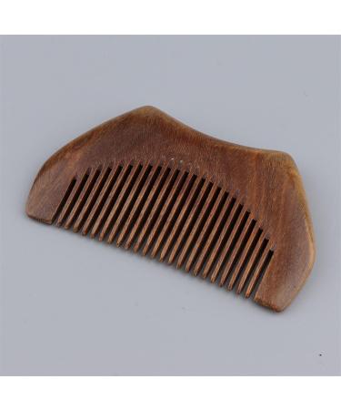 Comb Portable Comb Carving Flowers and Trees Comb Gold Sandalwood Solid Wood wooden comb - Buy Online on GoSupps.com