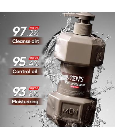 Shower gel for men refreshing with longlasting fragrance 500 ml shower gel for longlasting freshness and 12 hours of refreshment cologne scent shower gel - Buy Online on GoSupps.com