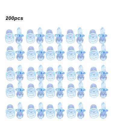 200 Pieces Blue Acrylic Pacifier Accessories - Mini Baptism & Baby Birthday Decorations | Perfect Gift Item - Buy Online on GoSupps.com