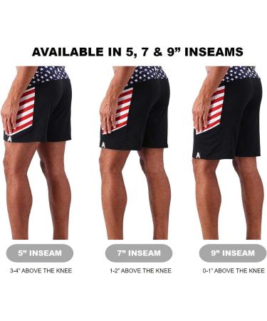 Anthem Athletics Hyperflex Workout Shorts Men 7 Inch Inseam Zipper Pocket  Training  Athletic  Running  Lifting  Gym Shorts Volcanic Black G2 Large - Buy Online on GoSupps.com