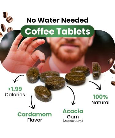 Buy PriFa Coffee Tablets - Cardamom Pocket Coffee Candy | Sugar-Free Instant Energy Keto-Friendly Caffeine Mints (25 Tablets - Buy Online on GoSupps.com