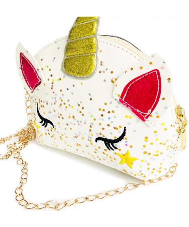 Shop Unique White Unicorn Shoulder Bag for Girls - Perfect for Cosmetics & Mini Essentials - Buy Online on GoSupps.com