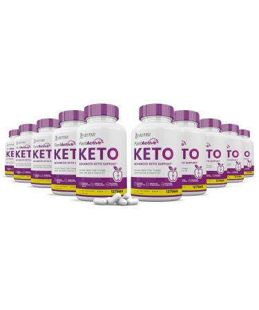 (10 Pack) Fast Active Keto ACV Pills 1275MG Keto Support Blend Alternative to Fastactive Keto ACV Gummies Formulated with Apple Cider Vinegar Extra Virgin Olive Oil Powder Green Tea Leaf 600 Capsules