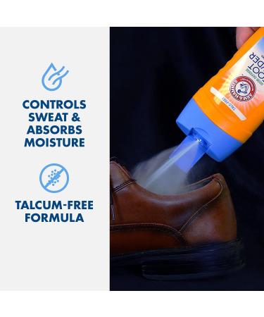 Arm & Hammer Foot Powder Odor Defense 7.0 oz - Pack of 2 - Buy Online on GoSupps.com