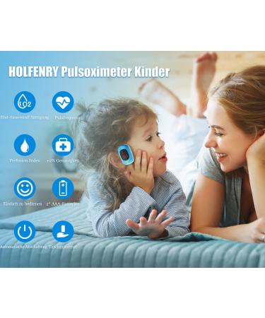 Hofenry Pulse Oximeter for Children - Accurate SpO2 Heart Rate Monitoring | Child-Friendly Design Includes 2 AAA Batteries - Buy Online on GoSupps.com