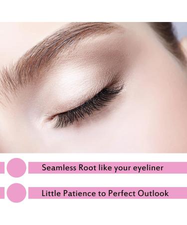 72pcs Cluster Individual Lashes D-12mm: DIY Natural Eyelash Extension with Thin Band - Reusable & Comfortable - Buy Online on GoSupps.com