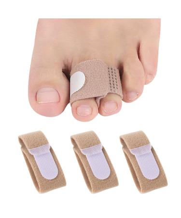 AYNKH 3PCS Finger Buddy Wraps Tapes Fabric Toe Brace Splint Cushioned Bandages Finger Protectors for Jammed Swollen Dislocated Finger Joint