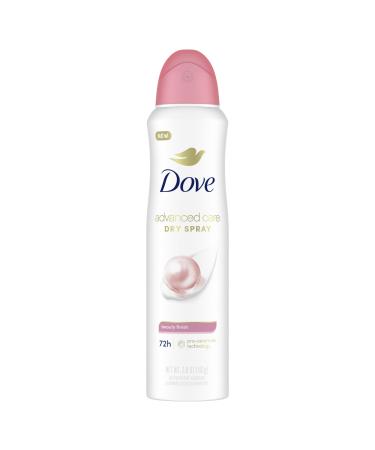 Dove Advanced Care Antiperspirant Deodorant Spray Beauty Finish To help skin barrier repair after shaving by boosting skin's ceramide levels 72-hour Antiperspirant dedorant for Soft Underarms 3.8 oz 3.8 Ounce (Pack of 1) Beauty Finish