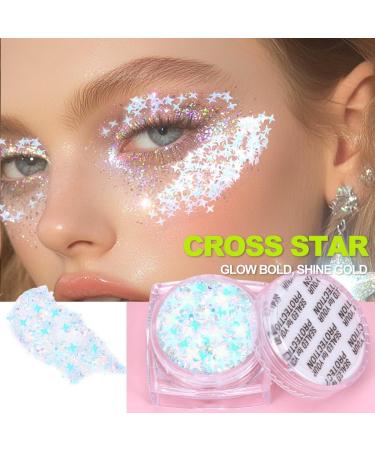  Augesak Glitter Gel for Face and Body 6 Pcs Festival Face Glitter - 6 Vibrant Colors - Buy Online on GoSupps.com
