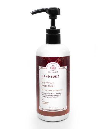 HAND SUDZ - Naturally Cleanses Moisturizes Repairs and Protects Hands With a Lightweight Layer of Vitamins and Nutrients Infused With Persimmon 16 oz