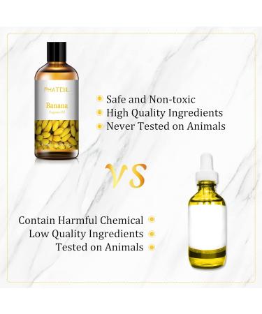 Premium 100ml Banana Fragrance Oil for Aromatherapy, Diffusers & Skin Care - Buy Online on GoSupps.com