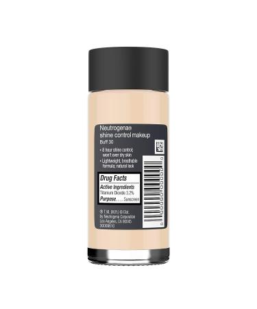 Neutrogena Shine Control Liquid Makeup SPF 20 Buff 30 - 1 Ounce - Buy Online on GoSupps.com