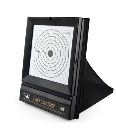 Airsoft Targets for Shooting, Reusable BB & Pellet Guns with Trap Net Catcher, Heavy-Duty Paper Sheets, Stand and Paper Training Target Easy to See Your Shots Land, for Indoor, Outdoor Ranges