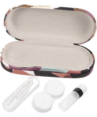 Solustre Dual Purpose Glasses & Contact Lens Travel Case - 5 Sets Hard Shell Organizer for Glasses & Jaw Trainer - Buy Online on GoSupps.com