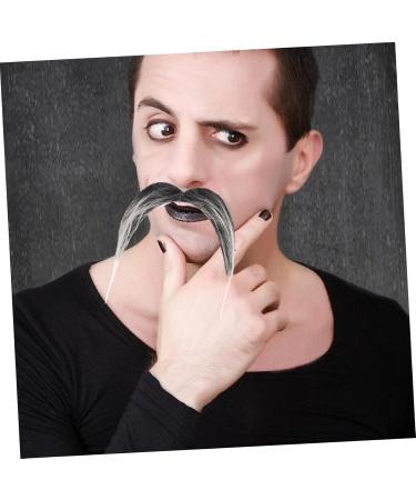 LIFKOME Realistic Beard for Adult Fake Mustache and Beard Fake Beards Costume Adhesive Mustaches False Beard Halloween Fake Beards False Facial Hair Simulated Mustache Lifelike Beard Cloth 12x11cm As Shown - Buy Online on GoSupps.com